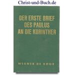 Wuppertaler Studienbibel 1. Korinther Brief, Werner de Boor