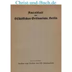 Amtsblatt des Bischöflichen Ordinariats Berlin Mythus XX Jahrhundert