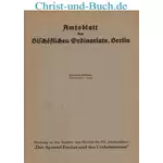 Amtsblatt des Bischöflichen Ordinariats Berlin Nachtrag Mythus XX Jahrhundert
