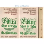 Die gantze Heilige Schrifft 1 - 3 kpl. D Martin Luther Bibel