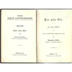 Der alte Eli - elsäßisches Volksleben, Margaretha Spörlin