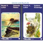 Goldene Kindertage + Ziehende Wolken - Großdruck, Renate K. Luther 2Bücher