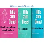 Hilfe zum Dienst Das Evangelium den Kindern + Über Seelsorge + Über Bibelstudium, G. Wasserzug Buchpaket