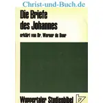 Wuppertaler Studienbibel Johannesbriefe, Werner de Boor